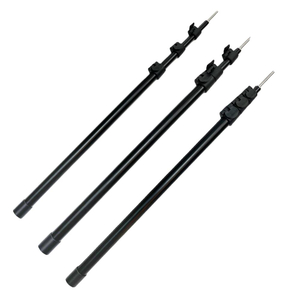 Poteau d'extension télescopique en aluminium léger personnalisable avec serrure à bascule